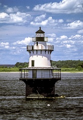 Hog Island Lighthouse in Narragansett Bay